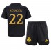 Tanie Strój piłkarski Real Madrid Antonio Rudiger #22 Koszulka Trzeciej dla dziecięce 2023-24 Krótkie Rękawy (+ szorty)
